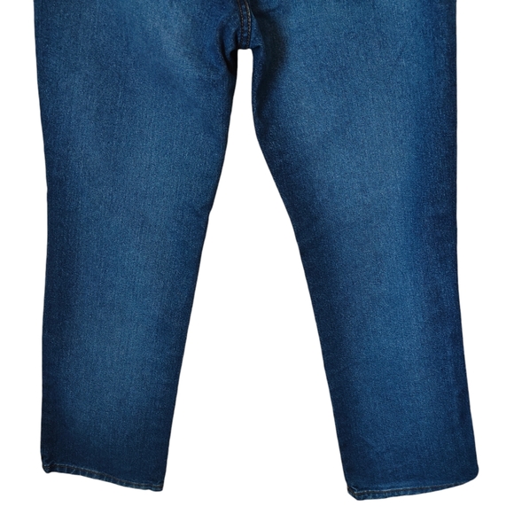 Vintage Express Bleus Women's Petite 7/8 High Waisted Bootcut Jeans - Picture 6 of 9